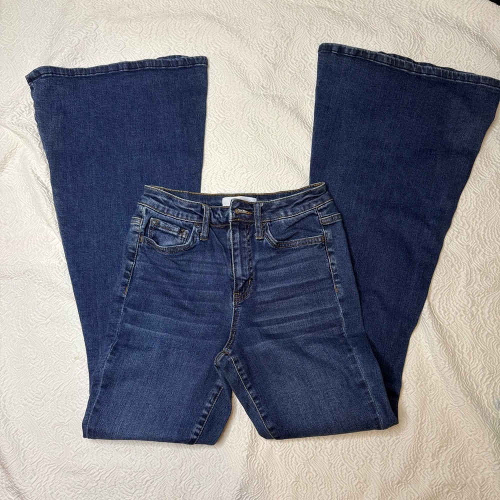 Stylish Blue Women's Flare Jeans